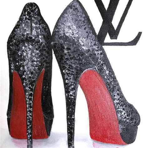 louis vuitton red bottoms women's